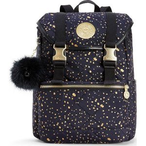 Plecak "Experience S" w kolorze czarno-złotym - 26 x 32 x 16 cm. Plecaki marki Kipling. W wyprzedaży za 193,95 zł.