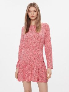 Pepe Jeans Sukienka codzienna Britney PL953446 Czerwony Slim Fit. Czerwone kombinezony Pepe Jeans, s, bez wzorów, z jeansu, bez kołnierzyka, bez ramiączek. Za 229,99 zł.