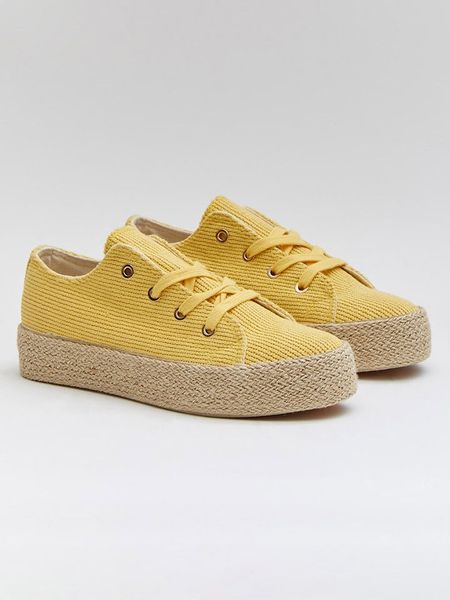 Bellucci Espadryle w kolorze żółtym rozmiar: 41. Żółte espadryle Bellucci, bez wzorów, bez obcasa, na platformie. Za 127,65 zł.