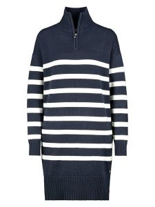 Fresh Made Sukienka w kolorze granatowym rozmiar: L. Niebieskie sukienki Fresh Made, l, bez wzorów, bez kołnierzyka, bez ramiączek, midi. Za 113,99 zł.