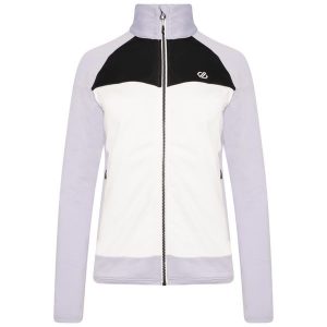 Bluza turystyczna damska Elation II szybkoschnąca. Żółte bluzy Dare 2b, bez wzorów, z polaru, bez kaptura. W wyprzedaży za 119,99 zł.
