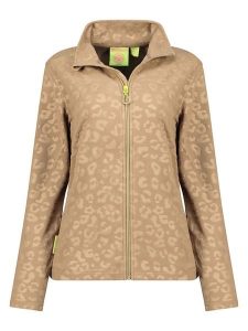 Geographical Norway Bluza polarowa w kolorze szarobrązowym rozmiar: S. Brązowe bluzy Geographical Norway, s, bez wzorów, z polaru, bez kaptura. Za 60,73 zł.