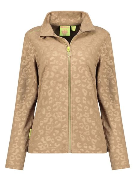 Geographical Norway Bluza polarowa w kolorze szarobrązowym rozmiar: S. Brązowe bluzy Geographical Norway, s, bez wzorów, z polaru, bez kaptura. Za 74,11 zł.