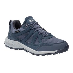Buty trekkingowe damskie Jack Wolfskin Woodland 2 Texapore Low. Szare buty trekkingowe Jack Wolfskin, bez zapięcia. Za 339,99 zł.