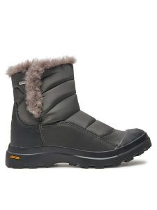 EMU Australia Śniegowce Hotham W13094 Szary. Szare buty zimowe EMU Australia, z materiału, bez obcasa, bez zapięcia. Za 799,99 zł.