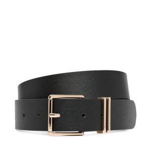 Pasek Tommy Hilfiger. Czarne paski TOMMY HILFIGER, bez wzorów. Za 269,99 zł.