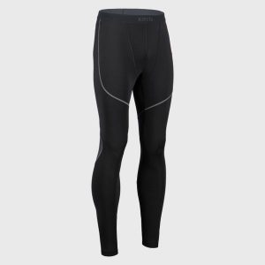 Legginsy do rugby Offload R500. Czarne legginsy OFFLOAD, bez wzorów, z elastanu. Za 69,99 zł.