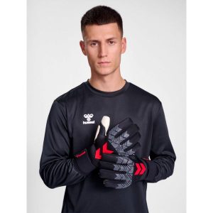 Rękawice hmlGK GLOVES HYPER GRIP. Białe rękawiczki Hummel, bez wzorów. W wyprzedaży za 199,00 zł.