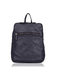 Bellicci Skórzany plecak "Cheyenne" w kolorze granatowym - 23 x 31 x 10 cm rozmiar: onesize. Niebieskie plecaki Bellicci. Za 217,99 zł.