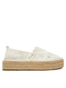 DeeZee Espadryle 532502 Écru. Espadryle DeeZee, bez wzorów, z materiału, bez obcasa. Za 139,99 zł.