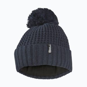 Czapka zimowa damska Jack Wolfskin Medley Knit Beanie. Niebieskie czapki Jack Wolfskin, bez wzorów, sportowe. Za 149,99 zł.