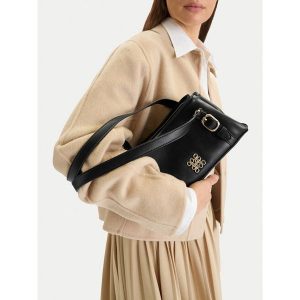 Torebka Nine West. Czarne torebki klasyczne Nine West, bez wzorów, bez dodatków. Za 199,99 zł.