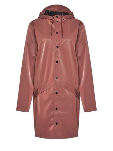 Rains Kurtka przeciwdeszczowa Unisex 12020 Pomarańczowy Regular Fit. Brązowe kurtki Rains, xs, bez wzorów, z syntetyku, bez kaptura. Za 439,99 zł.