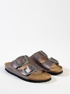 BACKSUN Klapki "Londrina" w kolorze jasnoróżowym rozmiar: 38. Różowe klapki Backsun, bez wzorów, z otwartym noskiem, bez obcasa. Za 130,99 zł.