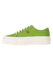 S.Oliver Sneakersy w kolorze zielonym rozmiar: 37. Zielone trampki s.Oliver, bez wzorów, bez zapięcia. Za 100,99 zł.