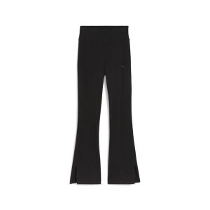 Damskie rozkloszowane legginsy HER z wysokim stanem PUMA Black. Czarne legginsy Puma, bez wzorów, z podwyższonym stanem. Za 159,00 zł.