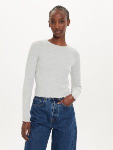 Brave Soul Bluzka LLT-624CATHY Szary Regular Fit. Szare bluzki Brave Soul, xl, bez wzorów, z bawełny, bez kołnierzyka, bez ramiączek. Za 79,99 zł.