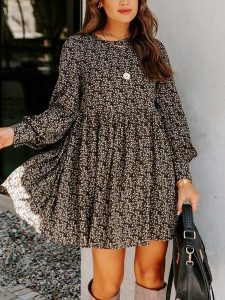 LA Angels Sukienka w kolorze czarno-brązowym rozmiar: M. Brązowe sukienki LA Angels, m, bez wzorów, bez kołnierzyka, bez ramiączek, mini. Za 130,99 zł.