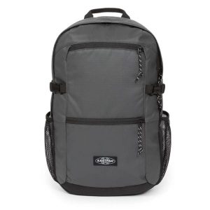Plecak z kieszenią na bidon i pokrowcem na laptopa Eastpak. Szare plecaki Eastpak. Za 339,15 zł.