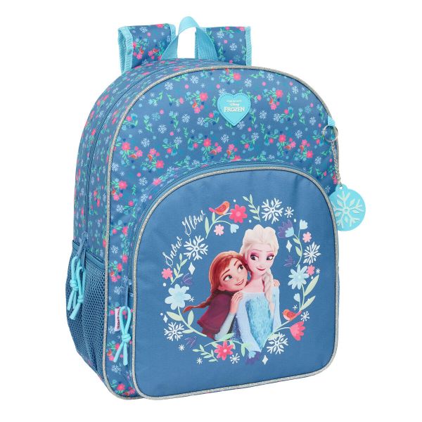 Plecak szkolny DISNEY FROZEN Poliester 300D. Niebieskie plecaki Disney Frozen. Za 135,10 zł.