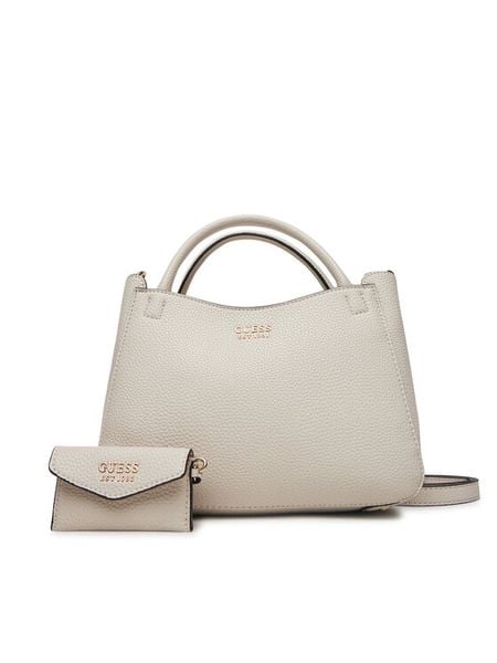 Guess Torebka HWPG96 48050 Beżowy. Brązowe torebki klasyczne Guess, z aplikacjami, ze skóry, bez dodatków. Za 579,99 zł.