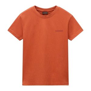 Koszulka damska Napapijri S-Blanche. Czerwone koszulki sportowe Napapijri, bez wzorów, bez ramiączek. Za 129,99 zł.