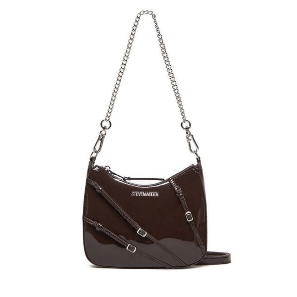 Torebka Steve Madden. Brązowe torebki klasyczne Steve Madden, bez wzorów, bez dodatków. Za 339,99 zł.