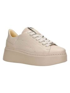 Wojas Skórzane sneakersy w kolorze beżowym rozmiar: 37. Brązowe trampki Wojas, bez wzorów, bez zapięcia. Za 305,92 zł.