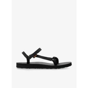 Sandały turystyczne damskie Teva Original Universal Slim. Czarne buty trekkingowe Teva, bez wzorów, bez obcasa, bez zapięcia. Za 235,99 zł.