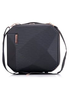 Semi Line Kuferek T5821-2 Czarny. Czarne kosmetyczki Semi-line, bez wzorów, z tworzywa sztucznego, bez dodatków. Za 99,99 zł.