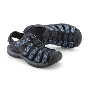 Sandały turystyczne damskie z zakrytym noskiem Alpine Pro Awede. Czerwone buty trekkingowe Alpine Pro, bez zapięcia. W wyprzedaży za 179,00 zł.