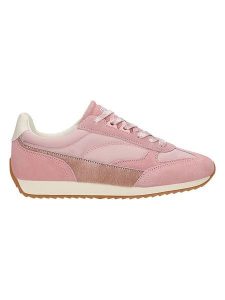 Wojas Skórzane sneakersy w kolorze jasnoróżowym rozmiar: 40. Różowe trampki Wojas, bez wzorów, bez zapięcia. Za 250,94 zł.