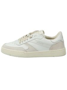GANT Footwear Skórzane sneakersy "Evoony" w kolorze biało-beżowym rozmiar: 39. Białe trampki GANT Footwear, bez wzorów, z materiału, bez zapięcia. Za 403,95 zł.