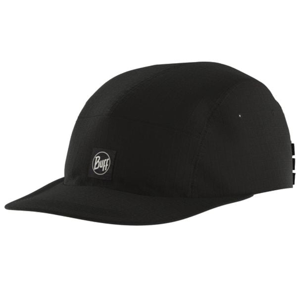 Czapka z daszkiem dla dorosłych Buff 5 Panel Explore Cap. Czarne czapki Buff, bez wzorów, sportowe. Za 146,00 zł.