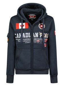 Canadian Peak Bluza "Fipeak" w kolorze granatowym rozmiar: S. Niebieskie bluzy Canadian Peak, s, z aplikacjami, bez kaptura. Za 113,99 zł.