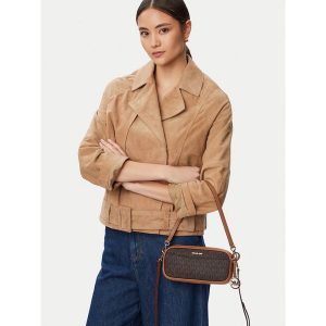Torebka MICHAEL Michael Kors. Brązowe torebki klasyczne MICHAEL Michael Kors, bez wzorów, bez dodatków. Za 584,99 zł.