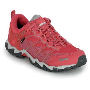 Buty MEINDL Houston Lady GTX z membraną Gore-Tex. Czerwone buty trekkingowe MEINDL, z gore-texu, bez zapięcia. W wyprzedaży za 665,91 zł.