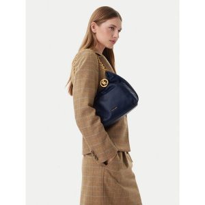 Torebka MICHAEL Michael Kors. Niebieskie torebki klasyczne MICHAEL Michael Kors, bez wzorów, bez dodatków. Za 685,99 zł.