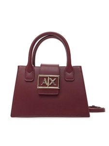 Armani Exchange Torebka XW000306 AF12039 UA343 Bordowy. Czerwone torebki klasyczne Armani Exchange, bez wzorów, ze skóry, bez dodatków. Za 659,99 zł.