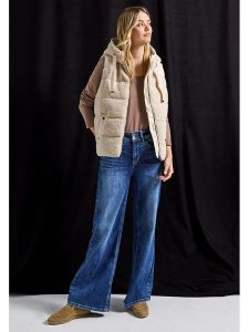 Cecil Kamizelka pluszowa w kolorze beżowym rozmiar: 38. Brązowe kamizelki Cecil, bez wzorów, bez kołnierzyka, bez ramiączek, bez kaptura. Za 279,78 zł.