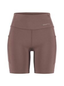 Craft Essence Short Tights 3 W — krótkie legginsy treningowe z szerokim pasem –. Szare legginsy Craft, bez wzorów, z dzianiny, krótkie. Za 240,50 zł.
