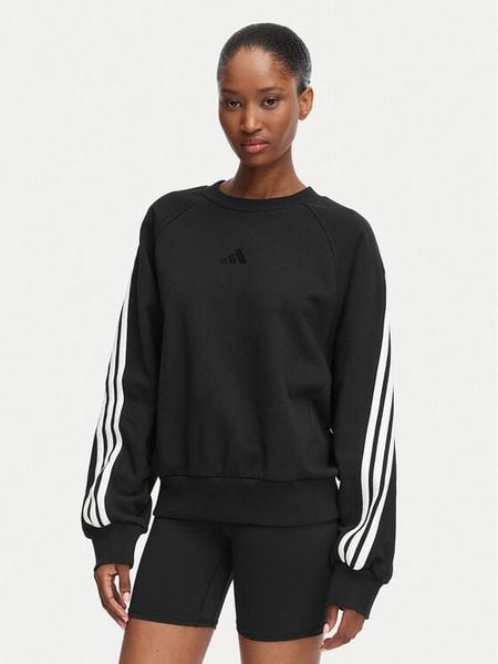 Adidas Bluza Kit 3-Stripes KV9857 Czarny Regular Fit. Czarne bluzy ADIDAS, l, bez wzorów, z bawełny, bez kaptura. Za 279,99 zł.
