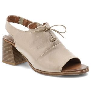 Sandały damskie Armodo, cholewka z miękkiej skóry naturalnej zabudowana konstrukcja z odkrytymi palcami, beżowe, 40523. Brązowe sandały Armodo, bez wzorów, ze skóry, z otwartym noskiem, bez obcasa, na obcasie, bez zapięcia. Za 359,00 zł.