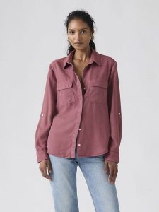 Levi's Koszula w kolorze różowym rozmiar: XS. Różowe koszule Levi's®, s, bez wzorów, z lyocellu, bez kołnierzyka, bez ramiączek. Za 138,95 zł.