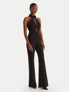 ACCESS FASHION Kombinezon 54-5503-168 Czarny Slim Fit. Czarne sukienki ACCESS FASHION, bez wzorów, z syntetyku, bez kołnierzyka, bez ramiączek. Za 609,99 zł.