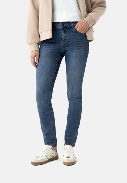 Jeansy rurki, Slim Fit, D-MONTANA 16. Niebieskie rurki Volcano, z bawełny. Za 169,99 zł.