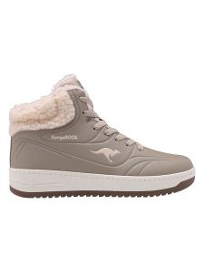 Kangaroos Sneakersy "K-Top Scoop Mid" w kolorze szarym rozmiar: 37. Szare trampki KangaROOS, bez wzorów, z materiału, za kostkę, bez zapięcia. Za 193,24 zł.