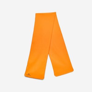 Szalik pomarańczowy 500 fluo. Brązowe szaliki SOLOGNAC, na jesień, bez wzorów, z materiału. Za 44,99 zł.