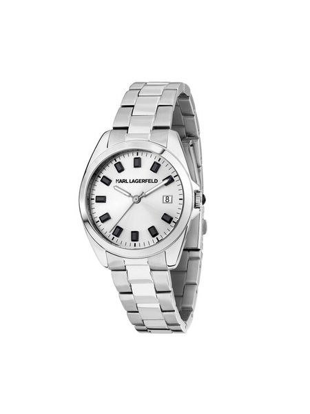 KARL LAGERFELD Zegarek R0553101514 Srebrny. Szare, analogowe zegarki KARL LAGERFELD. Za 619,99 zł.