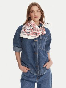 Weekend Max Mara Apaszka Siam 2525546054 Beżowy. Brązowe rękawiczki Weekend Max Mara, bez wzorów, z jedwabiu. Za 469,99 zł.